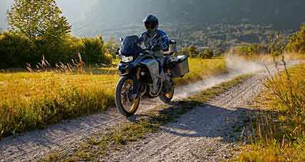 Strade bianche e sterrate off-road in moto in Val Argentera