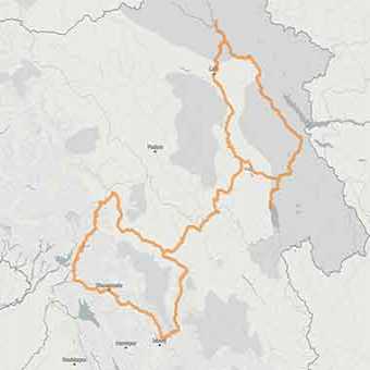 Mappa In moto oltre i 5.000 m s.l.m. nell'Hymalaia del Kashmir