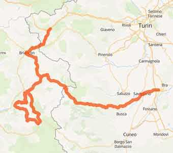 Mappa Off-Road nelle Alpi alla  conquista del Colle del Parpaillon