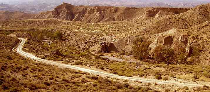 Moto avventure: Le piste del Deserto di Tabernas Andalusia in moto off-road 2