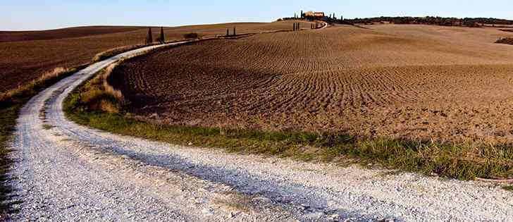 Moto avventure: Le strade bianche della Val d'Orcia più spettacolari in moto 2