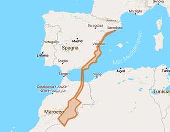 Mappa Marocco in moto off-road: un'avventura molto affascinante