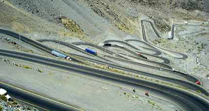 I tornanti della Ruta de los Caracoles: sfida in moto